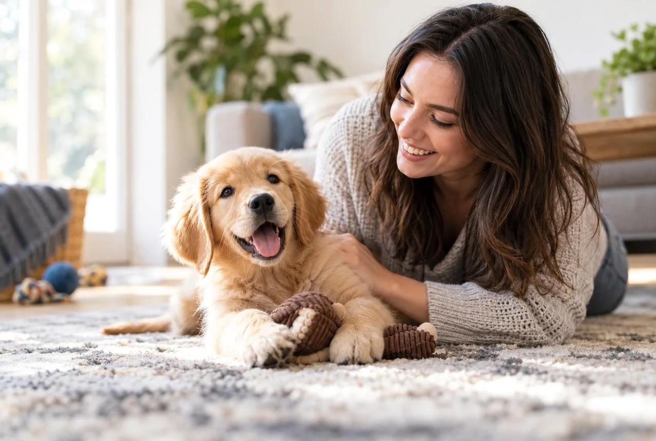 Dog owner considering pet insurance for rescue dogs from abroad